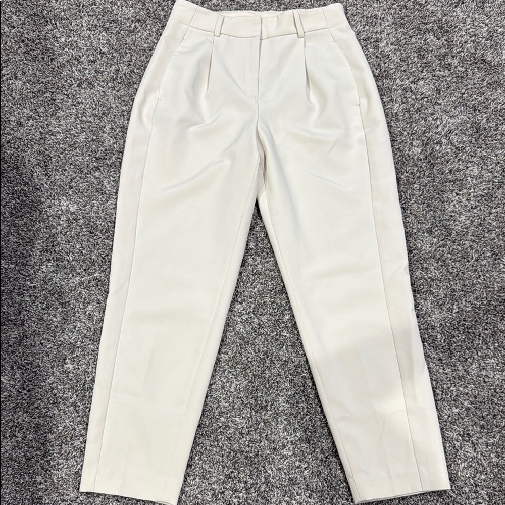 Express Cream and Tan Trousers